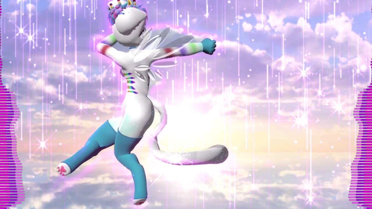 Blazica does the Kawaii Anime Dance "full version"