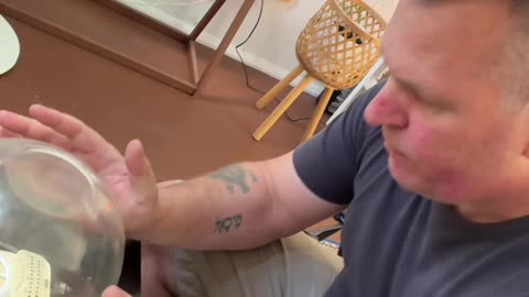 Pete at Jaya Sanctuary Practicing Telekinesis