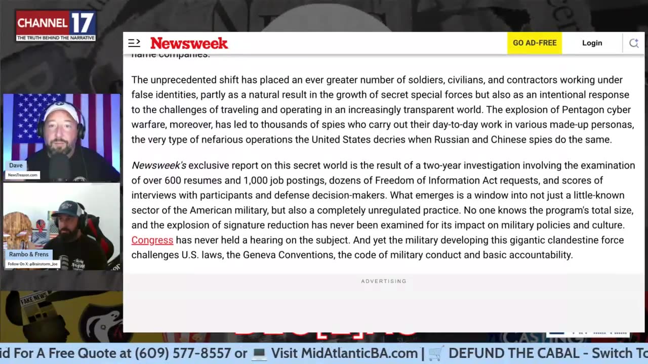 DECLAS With Rambo Dave 5GW On Display No More Mercury 6-28-25