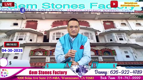 Tiem Vang Gem Stones Factory 04-30-2025 | STAR RUBY | GIA GEMSTONES #welivecali #gemstonesfactory