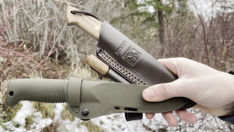 Joker Ranger and Peltonen M07 Side by Side by www.bushcraftcanada.com