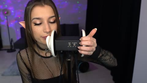 ASMR Ear Blowing and Breathing for Sleep with