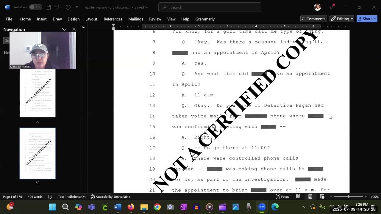 V 4 Epstein Grand Jury Docs Released in 2024