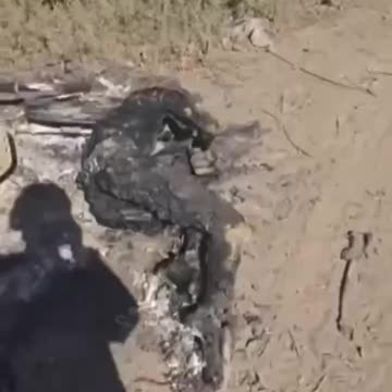 Aftermath of Drone Strikes On Russian Column