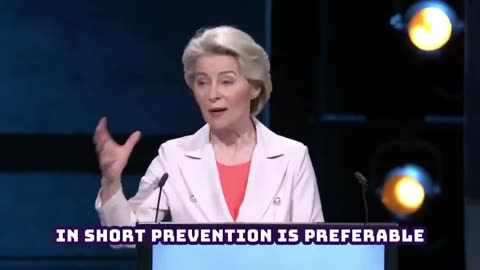 PRESIDENT URSULA VON DER LEYEN "FREE SPEECH IS A VIRUS, CENSORSHIP IS THE VACCINE