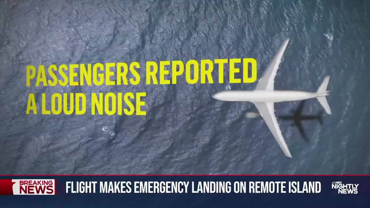 Flight makes emergency landing on remote island in the Atlantic Ocean
