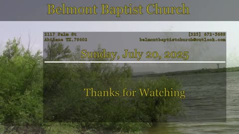Sunday, July 20, 2025