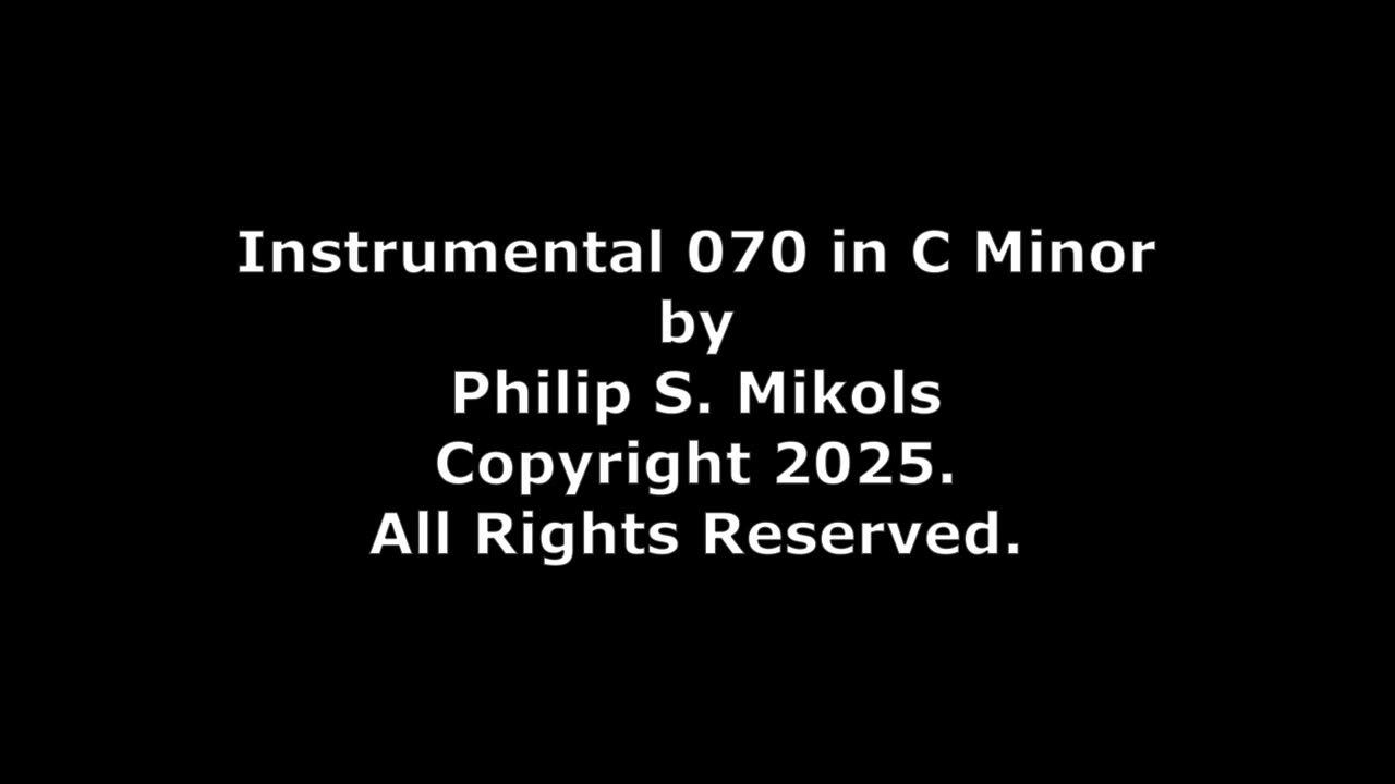 Instrumental 070 in C Minor