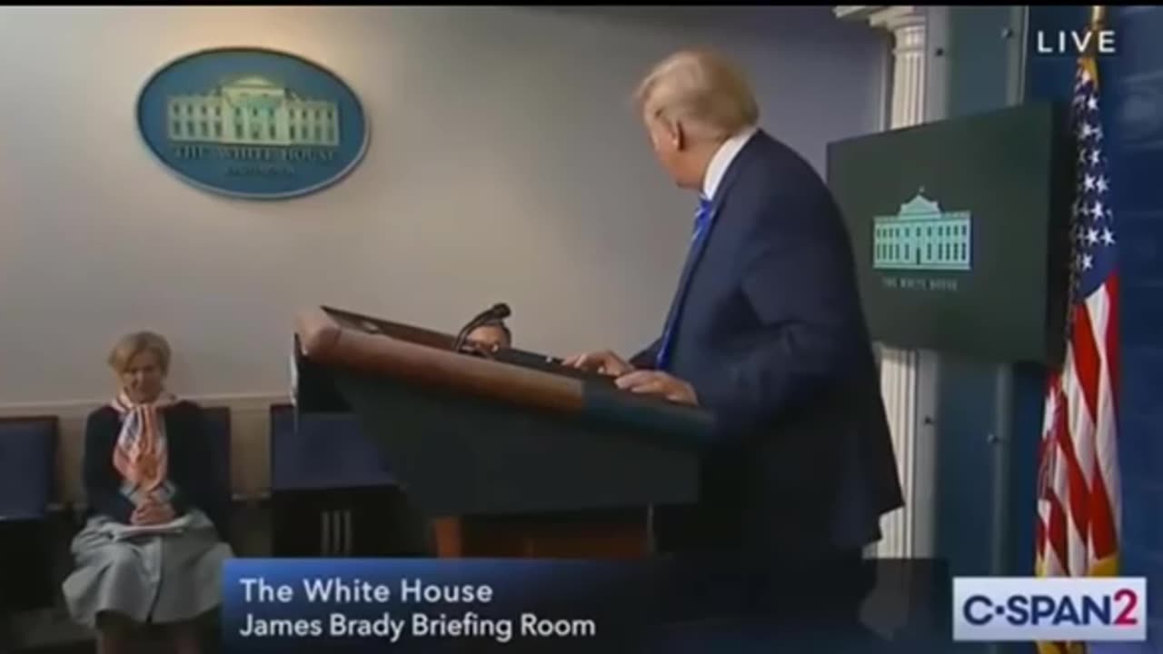 When Trump's UV Disinfectant Comments was shifted to the Bleach Narrative