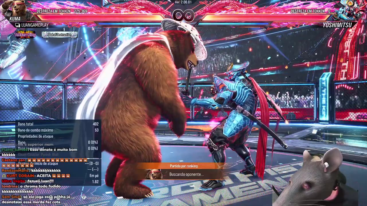 TEKKEN RESETOU E EU PERDI MEU TEKKEN GOD - LUAN