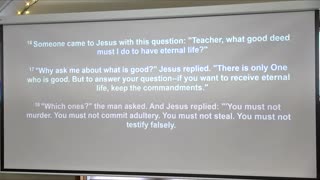 November 30, 2025 - Can The Law Save You, Or Does It Point You To The One Who Can