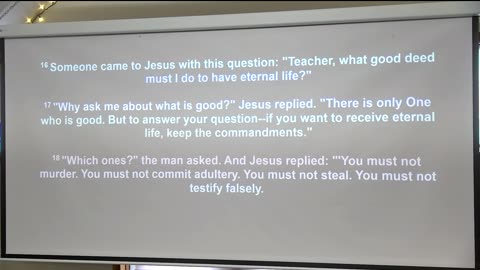 November 30, 2025 - Can The Law Save You, Or Does It Point You To The One Who Can