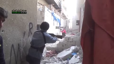 ⚔️🔥 Syria War | FSA Fighter Narrowly Escapes While Suppressing Syrian Army in Daraa al-Balad | RCF