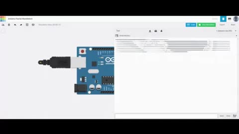 Watch this Cool #Arduino #Fractal Generator using #Tinkercad Simulation with #Code #aeroarduino