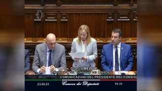 🔴Comunicazioni del Pres. Giorgia Meloni in vista della riunione del consiglio eur. del 26, 27.6.2025