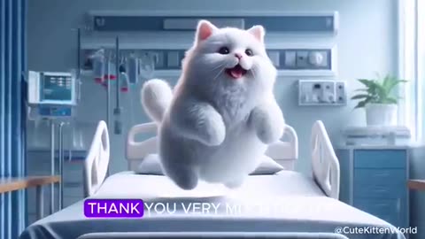 Poor cat infecter with new virus | Kind doctor | Cute cat