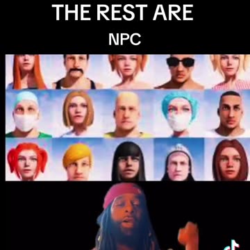 How many real people living in the world?