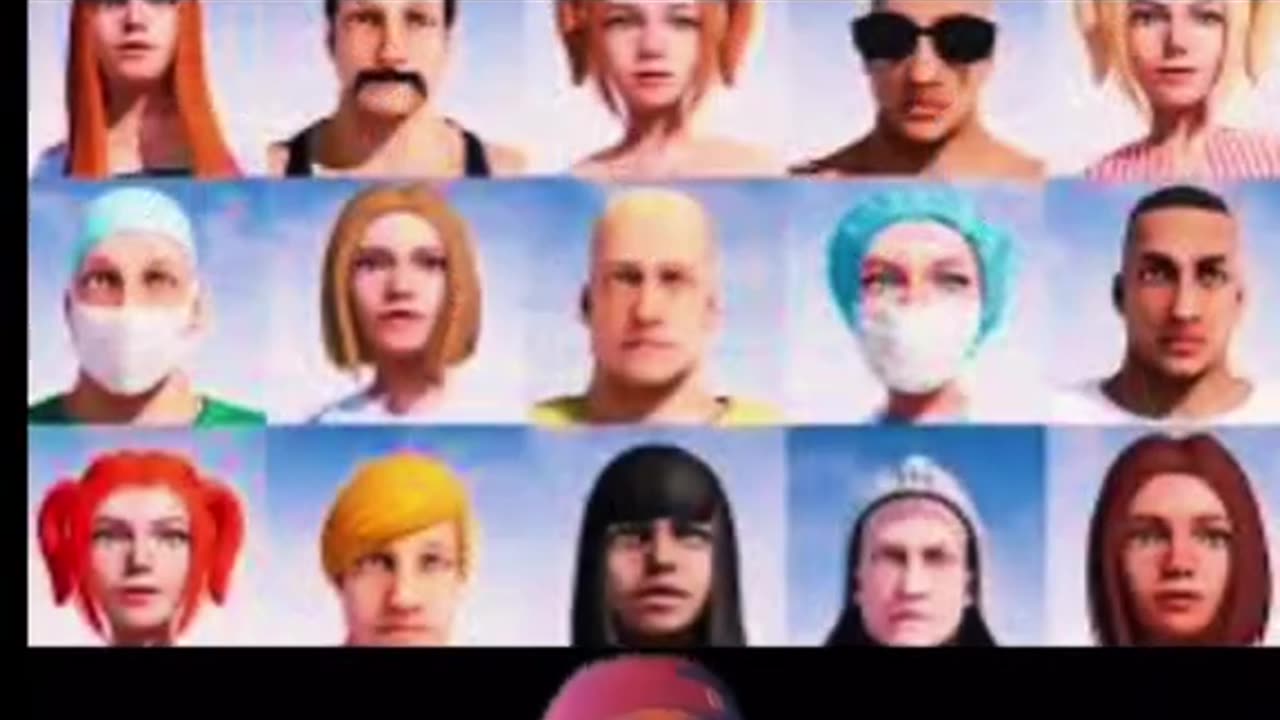 How many real people living in the world?