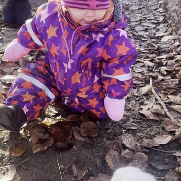 Baby Kayla Surrounded by Bunnies 😂🐰 (Cap Fell Over Her Eyes!)