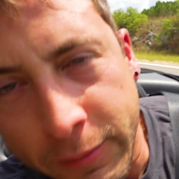 German Shepherd LOVES car rides