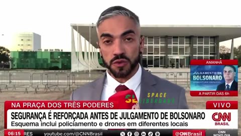 Segurança é reforçada antes de julgamento de Bolsonaro