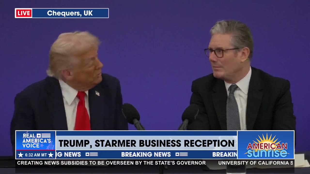 TRUMP: IT'S A REAL HONOR TO BE WITH YOU