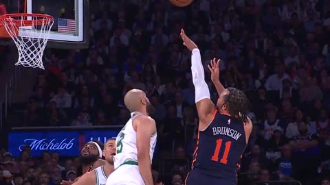 NBA - The post move. The fall-away. The finish. Jalen Brunson