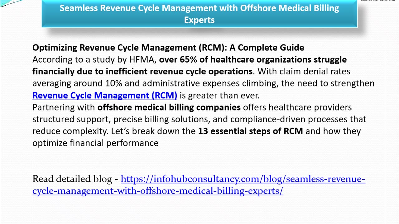 Seamless Revenue Cycle Management with Offshore Medical Billing Experts