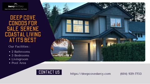 Deep Cove Condos for Sale – Serene Coastal Living at Its Best