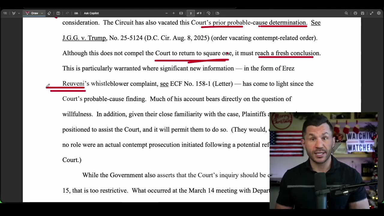 Robert Gouveia Esq. - Trump Files URGENT Petition to STOP Rogue Judge!!