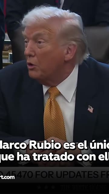 Trump dice que tuvo una "gran conversación" con la presidenta encargada de Venezuela