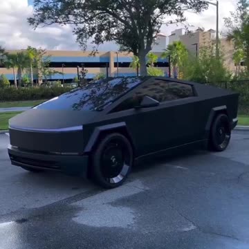 This Cybertruck is a black beauty!