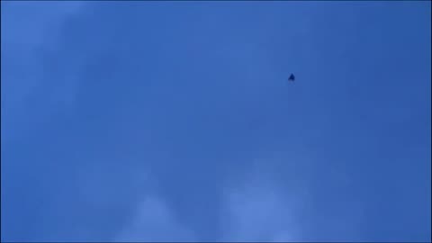 Russian "Geran" Drone Flies Over Vilnius