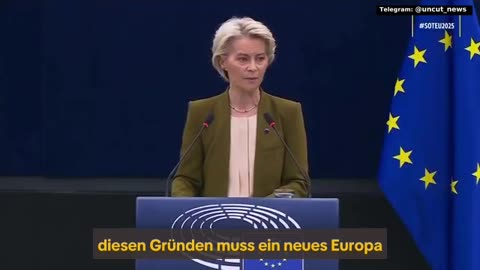 Von der Leyen: Europe must fight, because many powers are hostile towards it