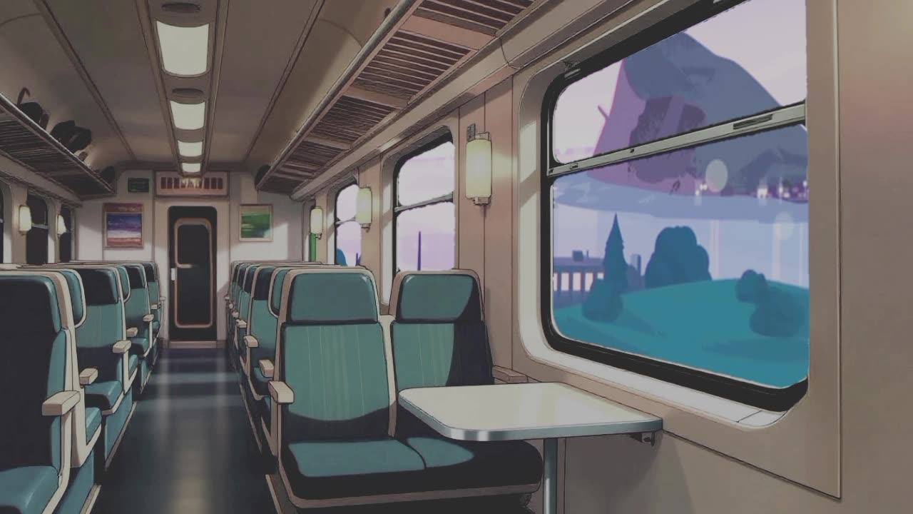 Lofi Train Journey 🚂 | Relaxing Chill Beats for Study, Work & Sleep