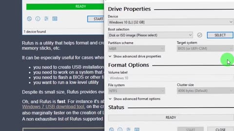 Creating Windows 10 Bootable Usb Disk