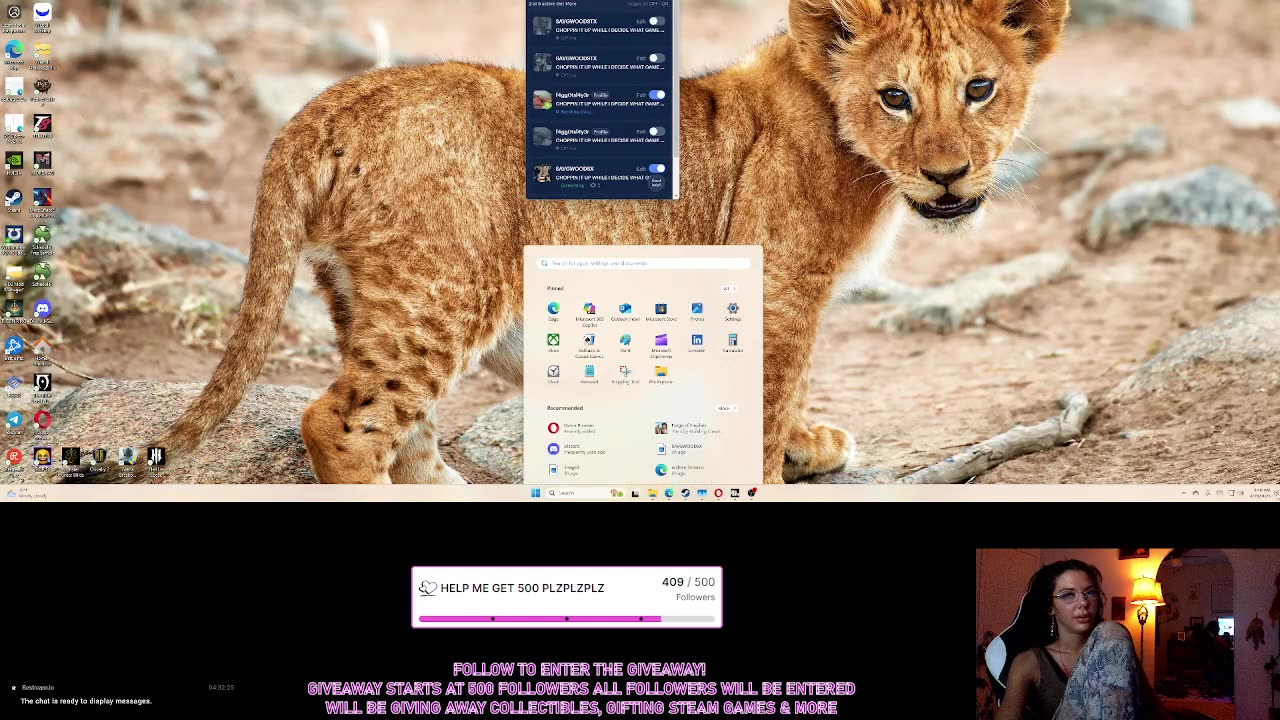 CHOPPIN IT UP WHILE I DECIDE WHAT GAME TO PLAY