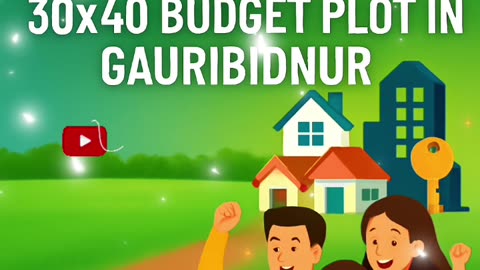 OWN A BANGALORE PLOT FOR JUST ₹14 LAKH!30x40 BUDGET PLOT IN GAURIBIDNUR |