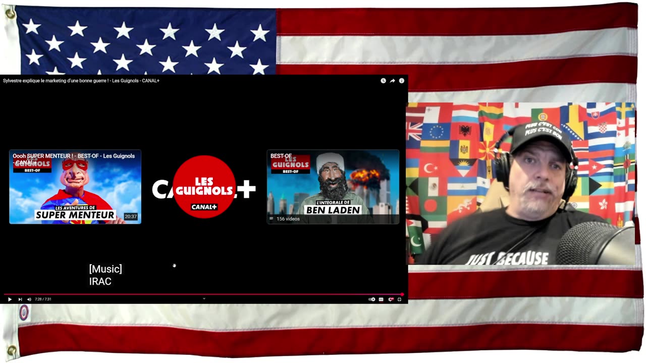 Sylvestre explique le marketing d’une bonne guerre ! - Les Guignols - CANAL+- REACTION