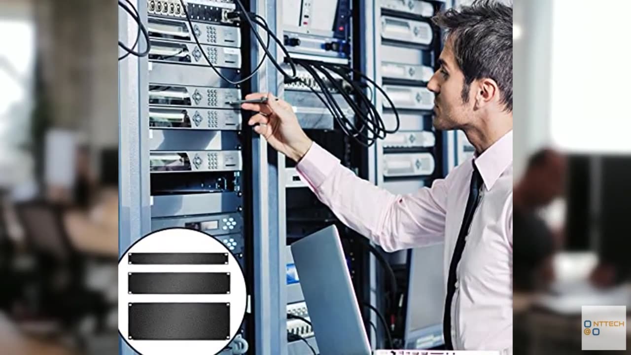 Zhengmy 1u,2u,4u Blank Panel Metal Rack Mount Filler Mount Panel Spacer 19 Inche