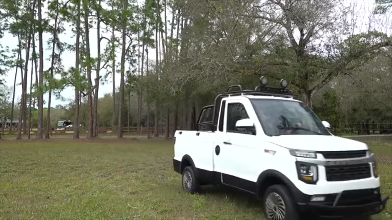 Testando Mine caminhonete Elétrica