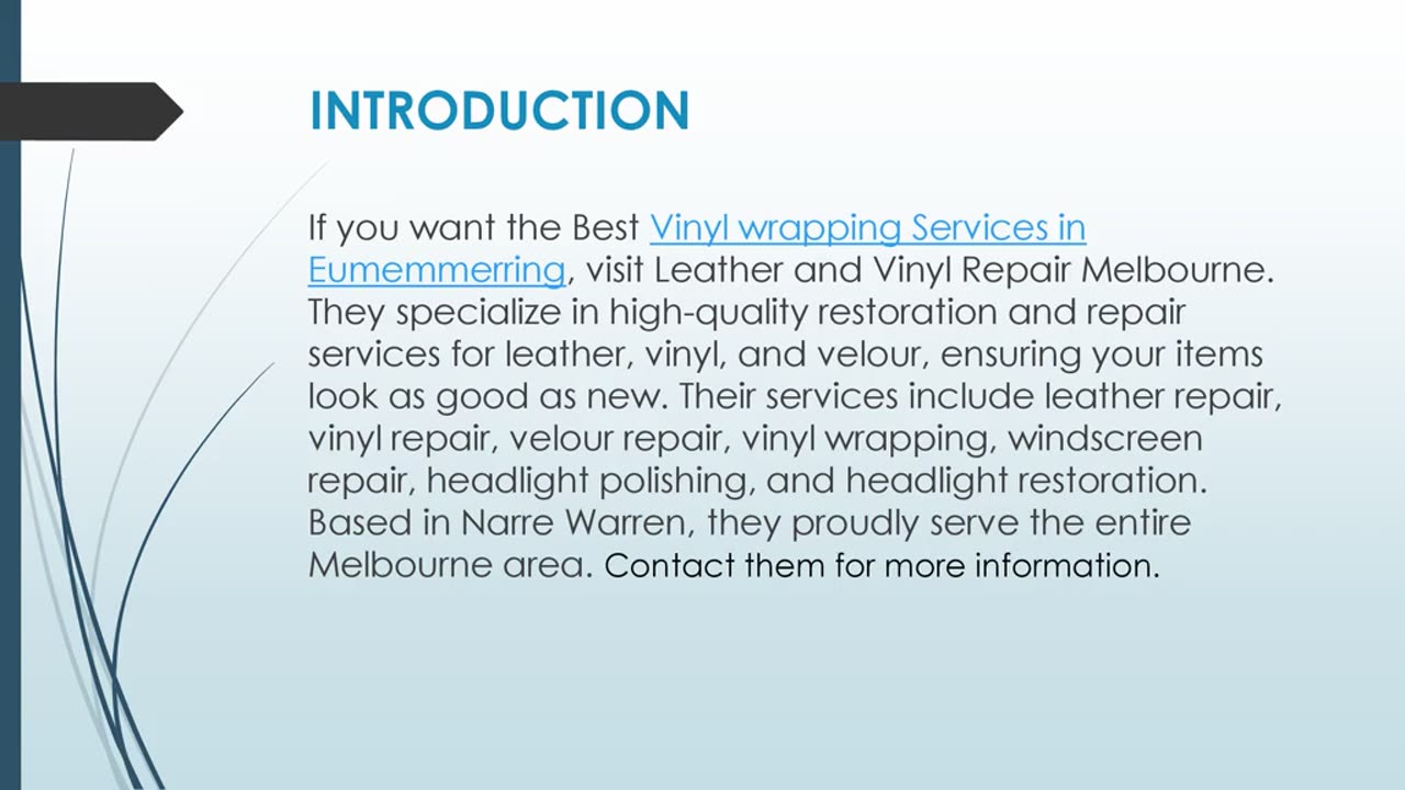 Best Vinyl wrapping Services in Eumemmerring