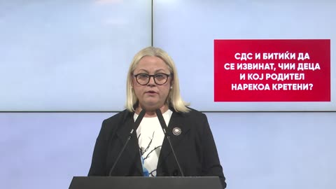 Стојаноска: СДС и Битиќи да се извинат, чии деца и кој родител нарекоа кретени?