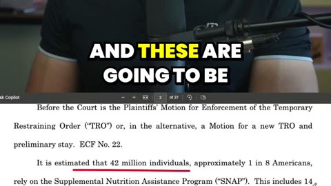 Judge FORCES Trump to Pay Millions or Let 42 Million Go Hungry