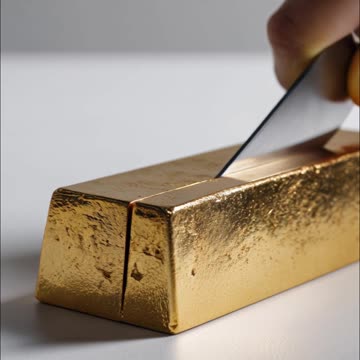 Gold Slap Cutting ASMR