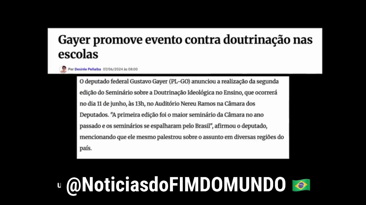 GUSTAVO GAYER IRONIZA A ESQUERDA TENTANDO “acabar com sua vida”