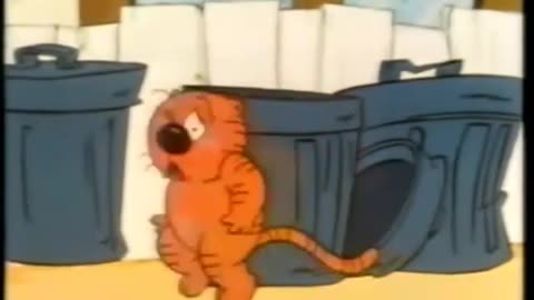 Heathcliff Cartoon - Butt Kick Scene