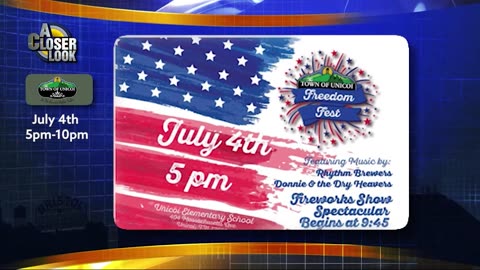 A CLOSER LOOK WITH CRYSTAL CARTER | TOWN OF UNICOI FREEDOM FEST!