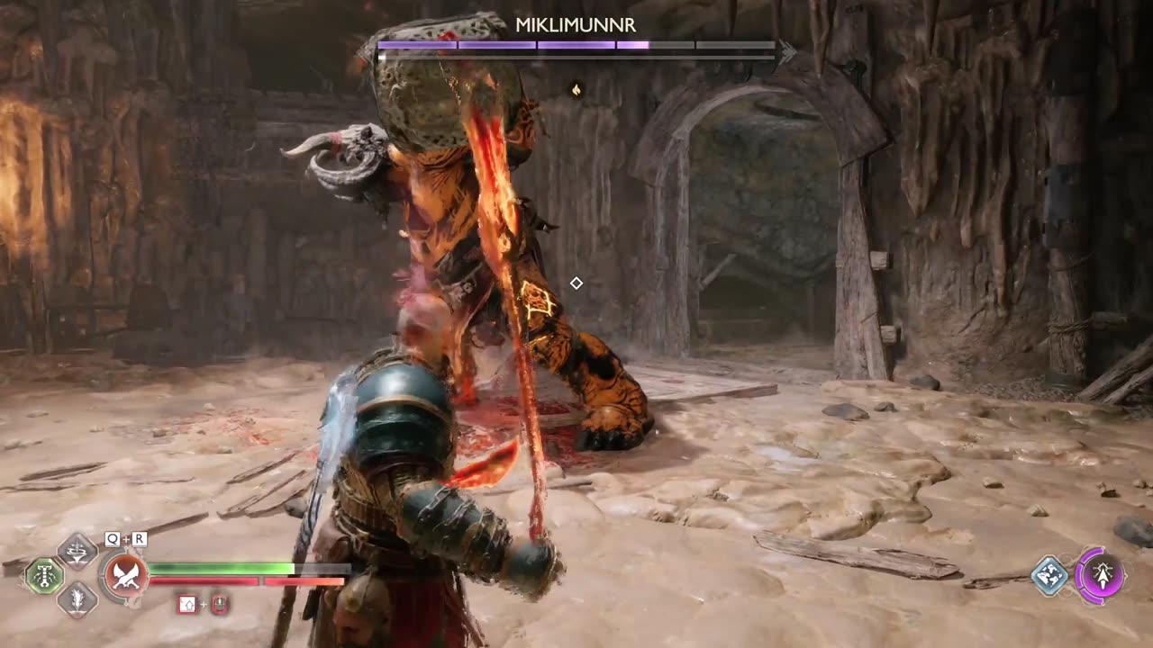 Dude looks a bit like those orcs from warcraft (Secret Boss - Miklimunnr).