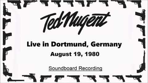 Ted Nugent - Live in Dortmund, Germany 1980 (Full Show)